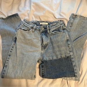 Pacsun patchwork jeans. Size 22. Like new